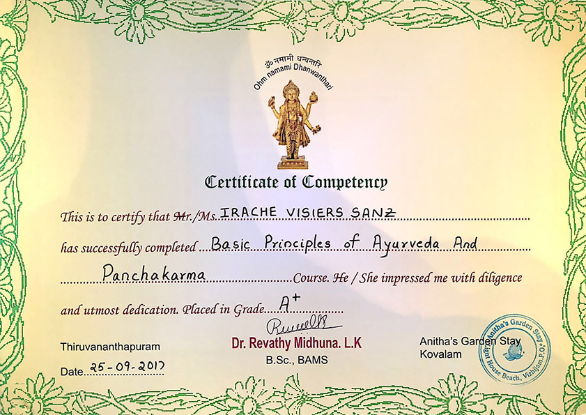 Diploma de Ayurveda